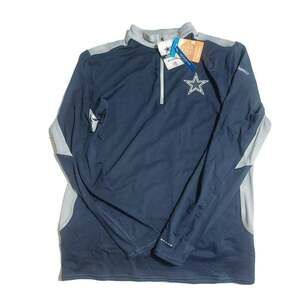 NWT Columbia Dallas Cowboys CLG Tech Trail Quarter Zip Pullover Shirt Mens M